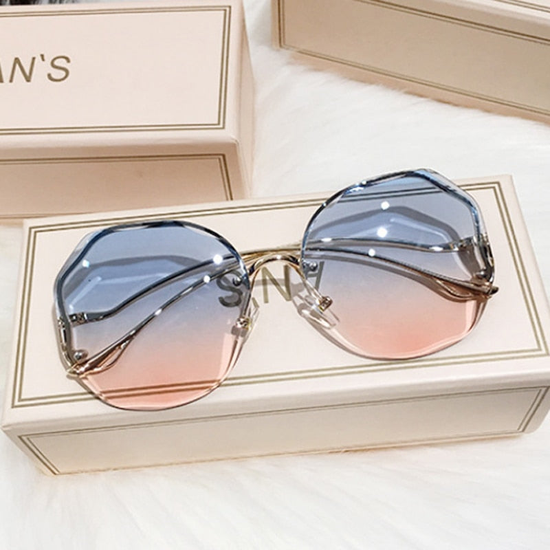2022 Luxury Round Gradient Sunglasses