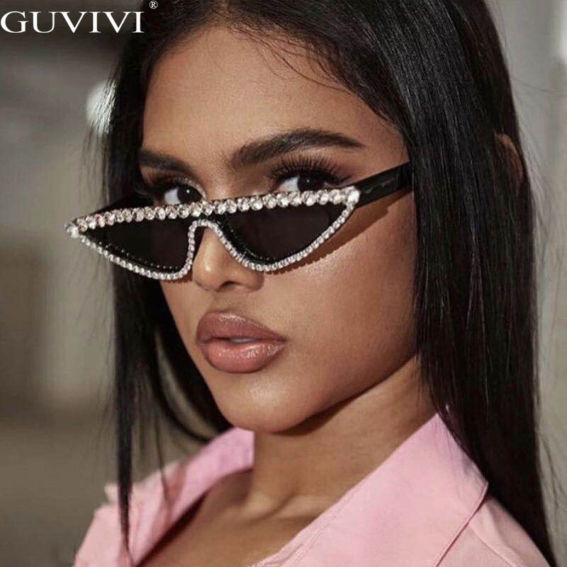 Cat Eye Women Luxury Diamond Sunglasses
