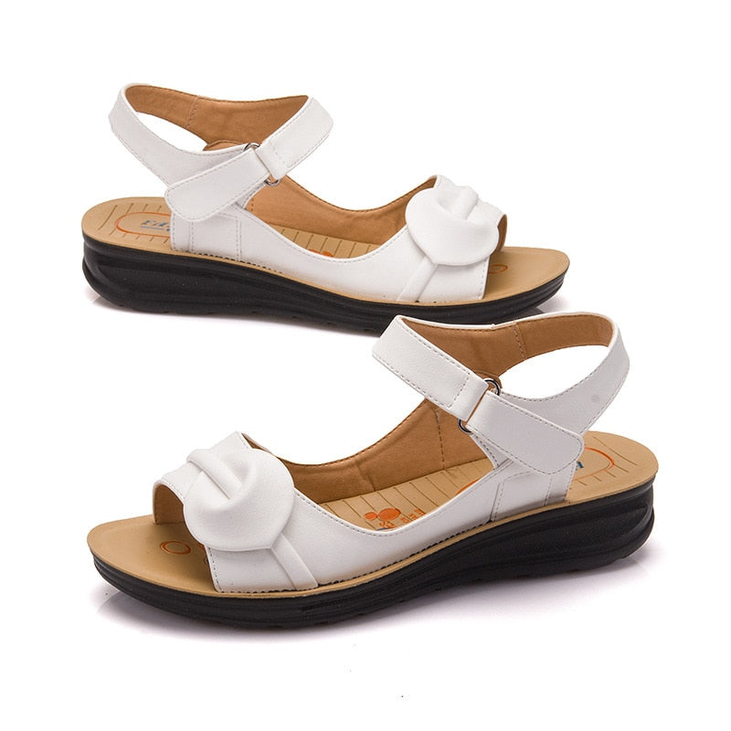 2023 Summer Women  Vintage Ladies Flat Gladiator Sandals