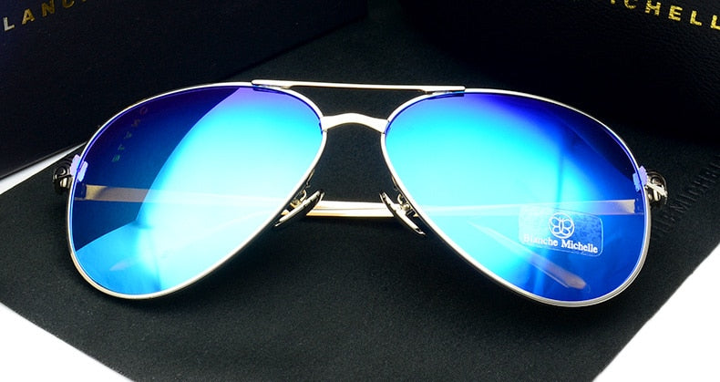 Pilot Women Polarized UV400 Sunglass Mirror Vintage Sun Glasses