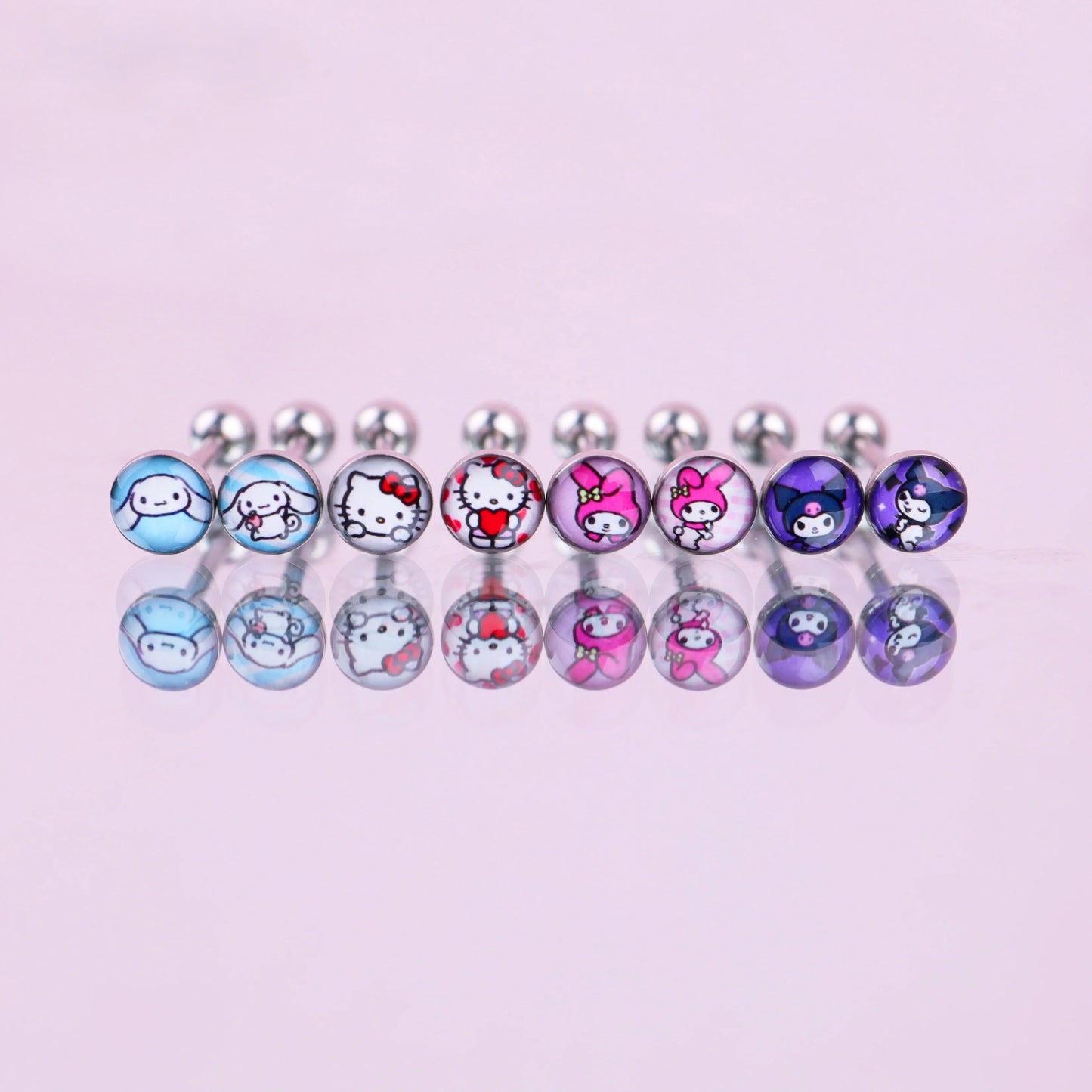 14G Cute Design Tongue Barbell Jewelry Stainless Steel