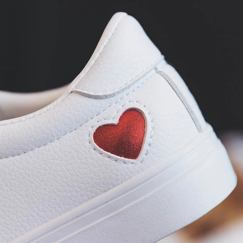 New Fashion Comfort Cute Heart Vulcanized Platform Shoes