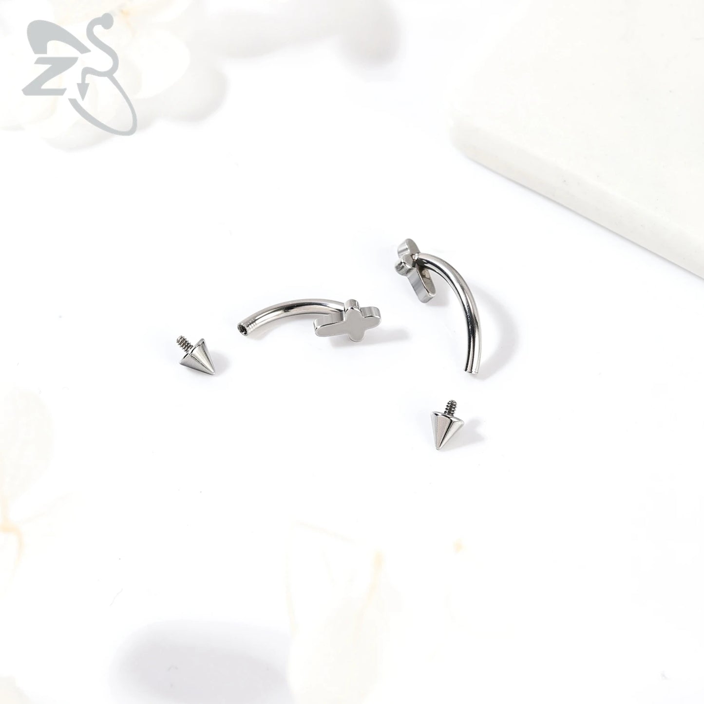 1 Piece 16G/20G Stainelss Steel eyebrow Ring