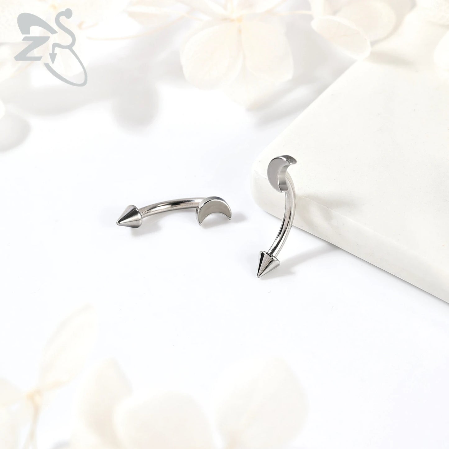 1 Piece 16G/20G Stainelss Steel eyebrow Ring