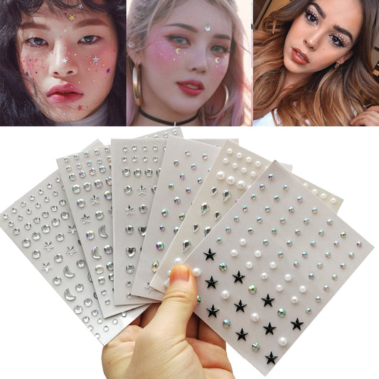 Makeup Diamond Eyes Face Festival DIY Body Crystal Gems