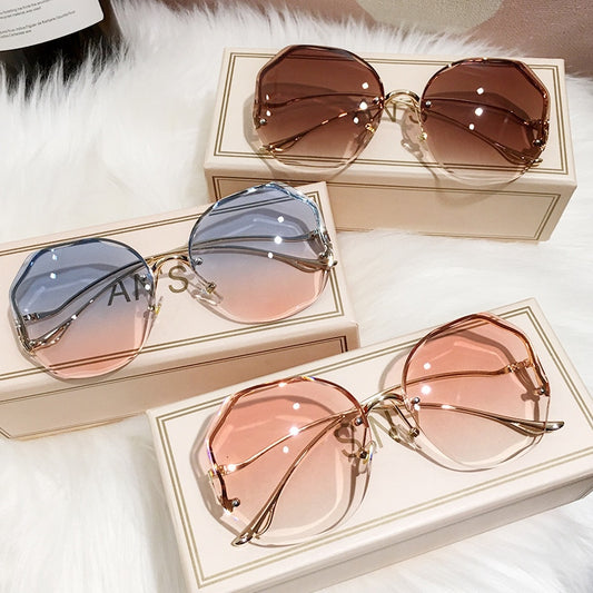2022 Luxury Round Gradient Sunglasses