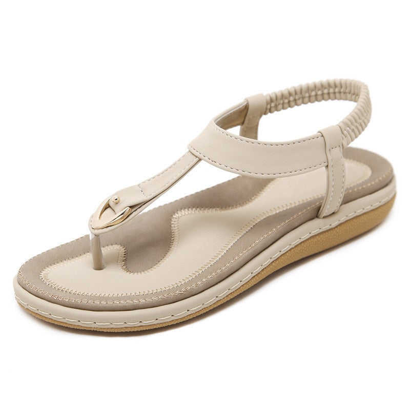 women bohemia beach flip flops soft flat sandals