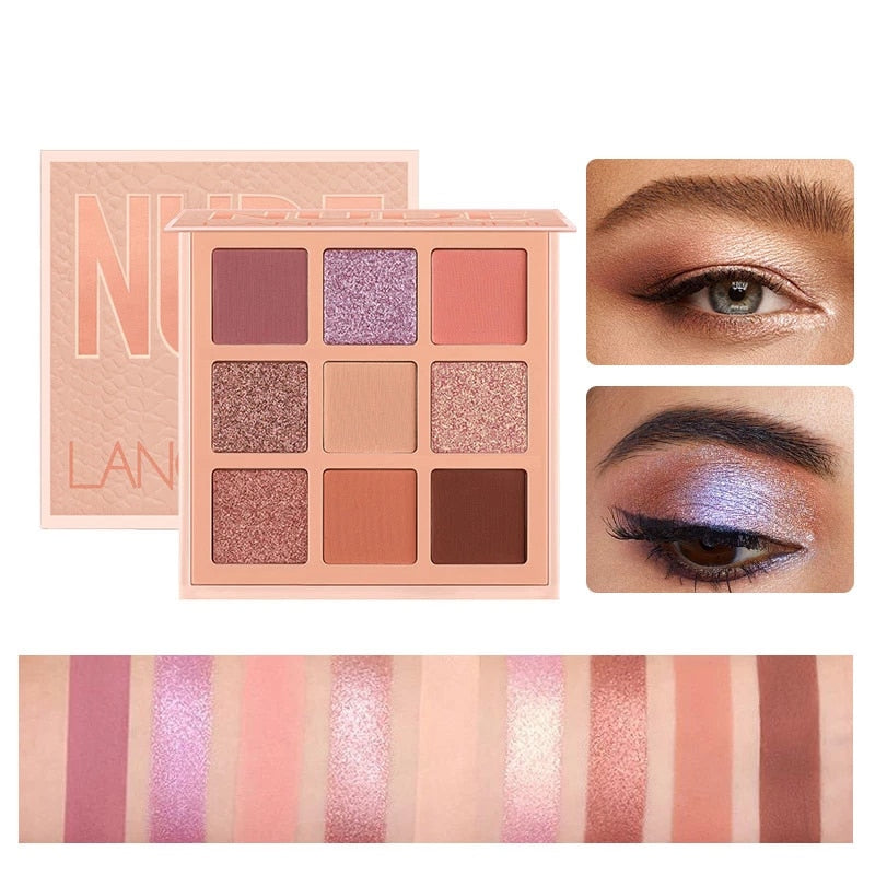 9 Colors Nude Eyeshadow Makeup Palette